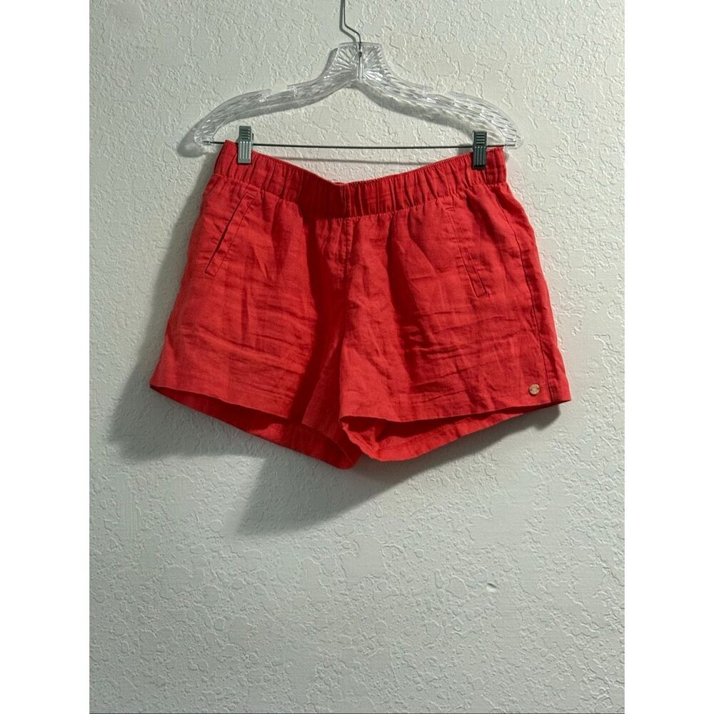 Lilly Pulitzer  Linen  Pull On Shorts Women’s Size Med salmon pink